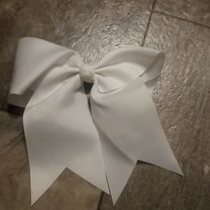 White cheer bow - 2 set
